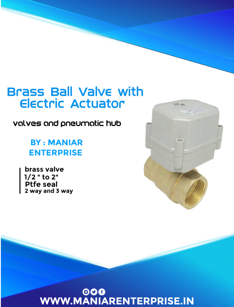electric actuator  brass ball valve 